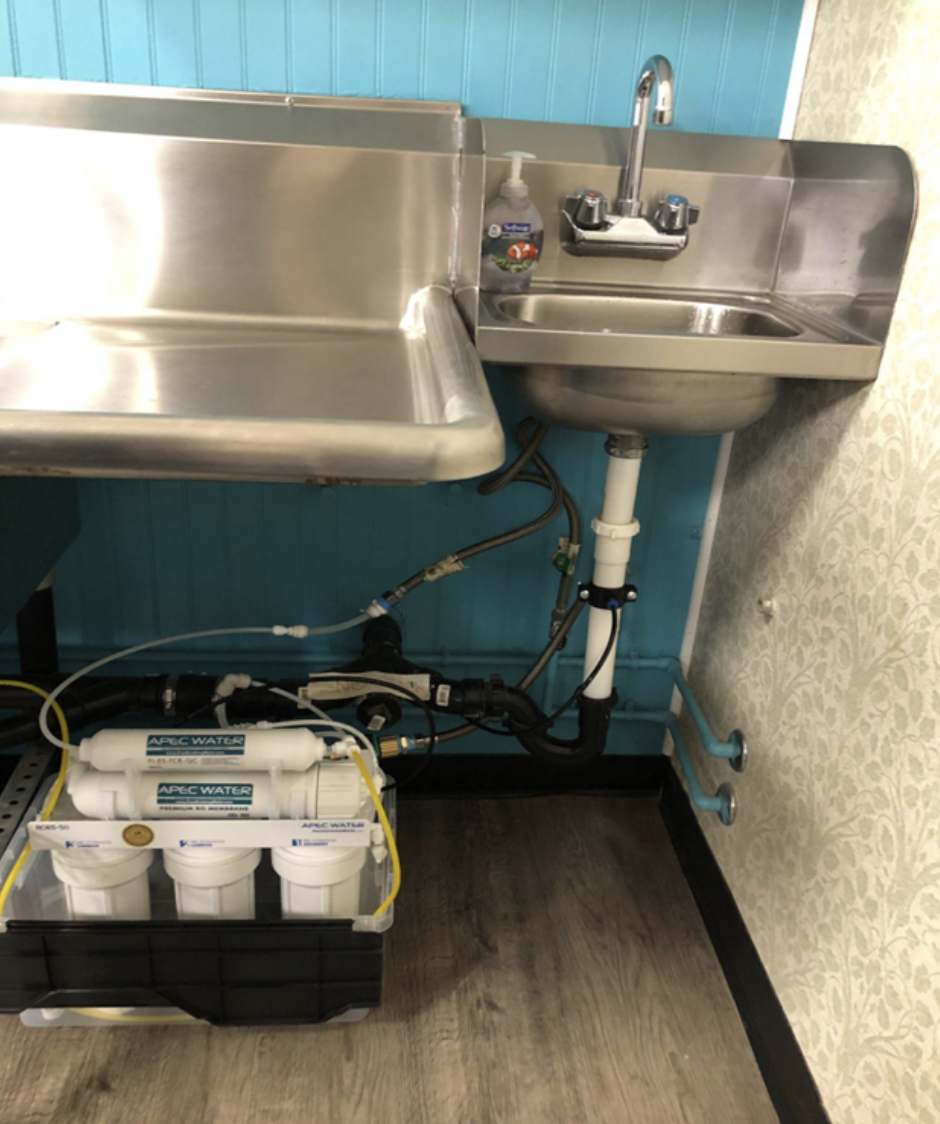Point-of-Use Water Filtration System Designed and Installed by AW4A Engineers in Florence, Arizona
