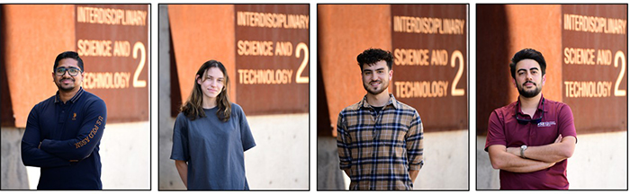Compiled images of four researchers.
