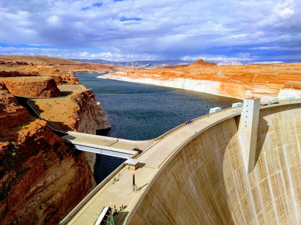 Glen Canyon Dam, Lake Powell, Page, Arizona