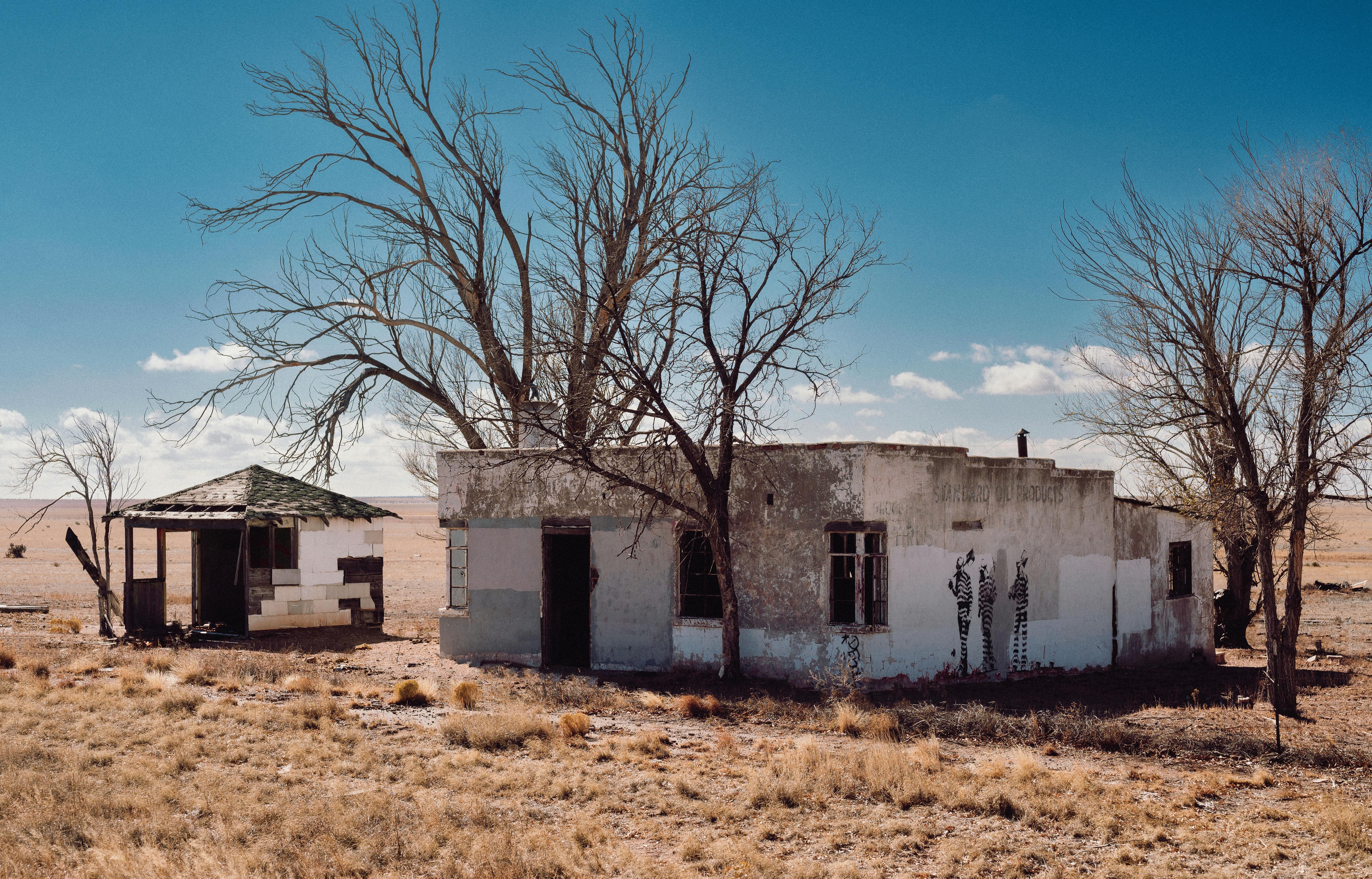 Abandoned desert housing